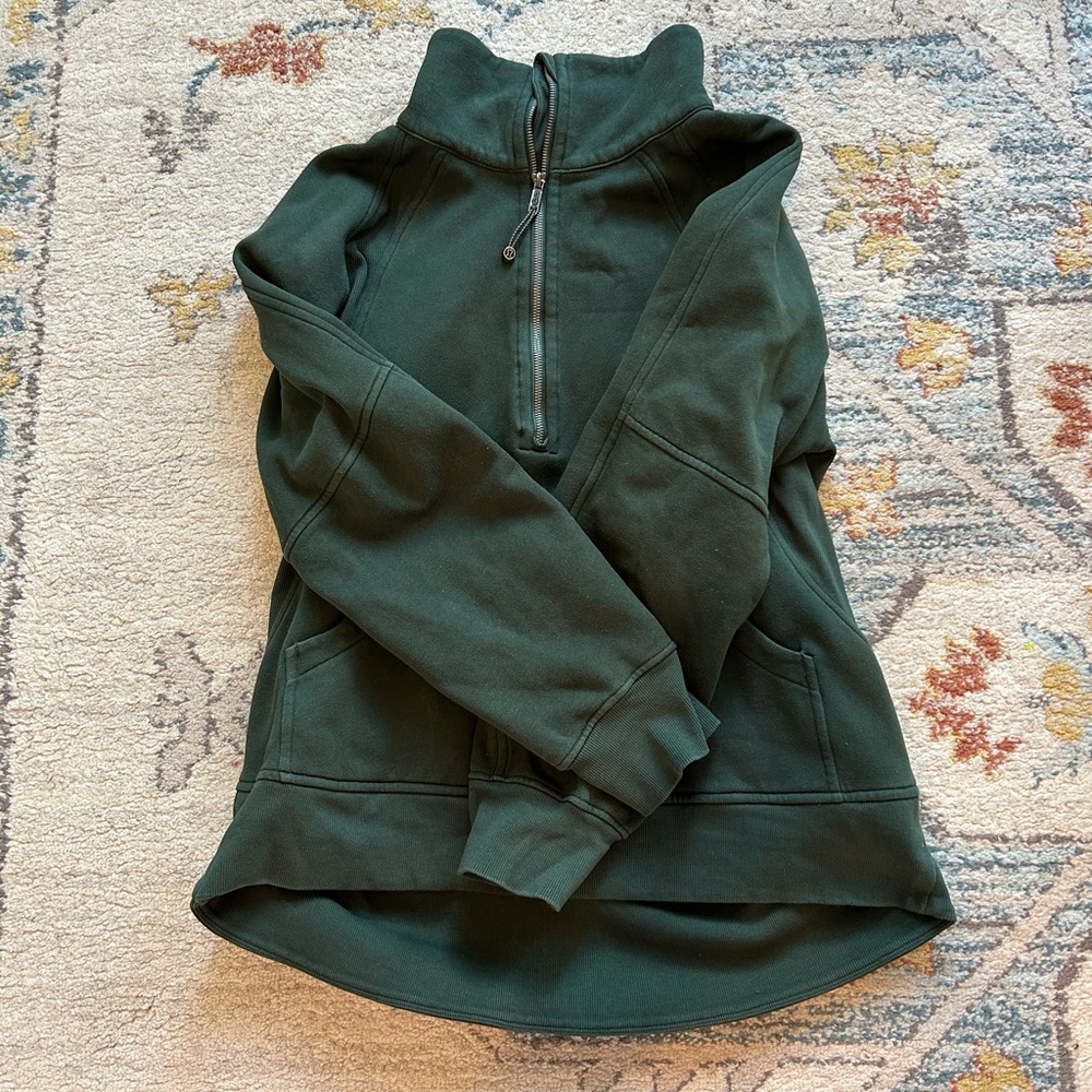Lululemon Scuba Funnel Neck Half Zip Long